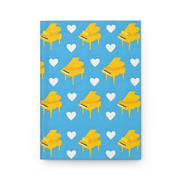 Colorful Piano Love Hardcover Journal - Perfect Gift for Musicians, Music Lovers, Pianist Journal, Music Lesson Notebook