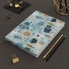 Hardcover Journal Matte Musical Sea Animals Flute Choir | Music Lesson Teacher Notebook