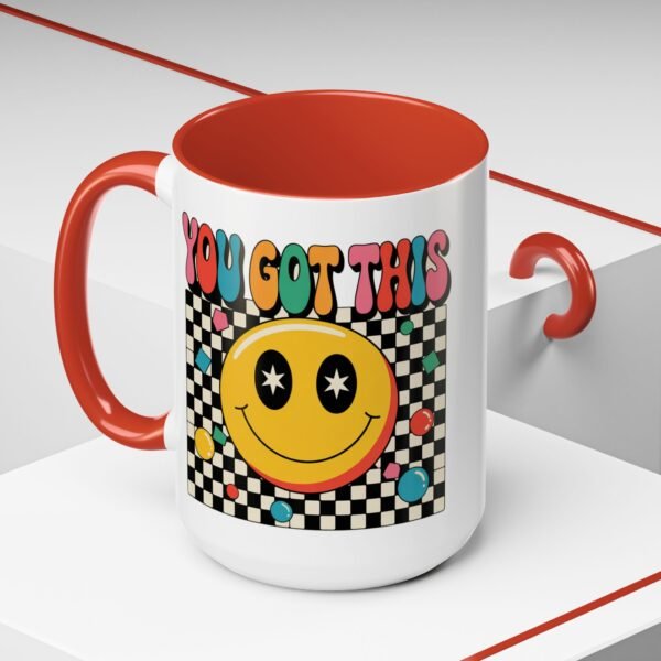 You Got This Motivational Coffee Mug, Cheerful Design, Gifts for Friends, Encouragement, Stay Positive - Teacher Mug, Accent Mug (11, 15oz)