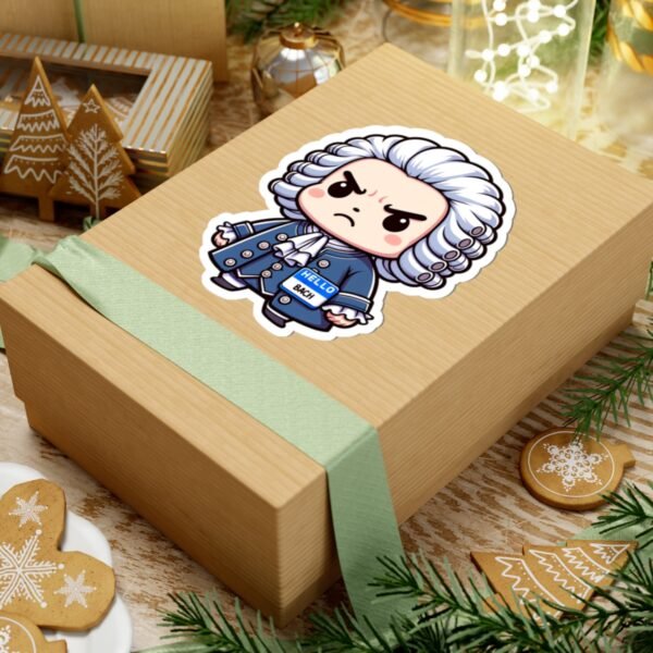 Musician Stickers - Hello Bach Stickers, Music Lover Gifts, Tumbler Sticker