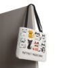 Purrfect Musicians Tote Bag - Cat Lover's Bag, Musician Tote, Funny Music Teacher Bag