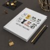 Cat-Themed Hardcover Journal | Puurfect Musicians Cat Lover Gift | Music Lesson Notebook