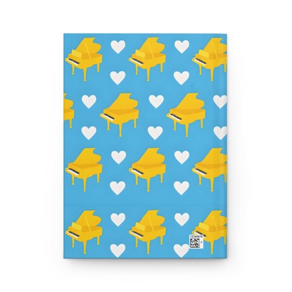 Colorful Piano Love Hardcover Journal - Perfect Gift for Musicians, Music Lovers, Pianist Journal, Music Lesson Notebook