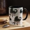 Piano-saurus Musical Mug, Color Inside, Ideal Gift for Music Lovers, Birthdays, Pianist Gift, Music Teacher, 11oz