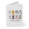 Cat-Themed Hardcover Journal | Puurfect Musicians Cat Lover Gift | Music Lesson Notebook