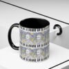 Van Gogh Starry Night Piano Keys Accent Coffee Mug, Teacher Appreciation Gift, Ceramic Mug with Color Inside