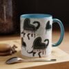 Piano-saurus Musical Mug, Color Inside, Ideal Gift for Music Lovers, Birthdays, Pianist Gift, Music Teacher, 11oz