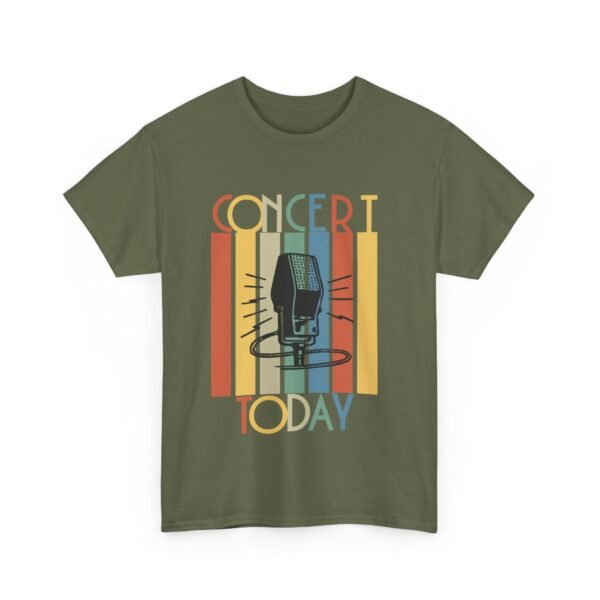 Concert Today Retro Musician Tee, Unisex Heavy Cotton Shirt, Gift for Educators, Music Camp, Festival Outfit