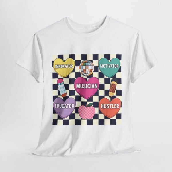 Sweethearts Musician Unisex Tee, Educator Retro Music Teacher Shirt, Fun Casual Style, Back to School Gift for Musician