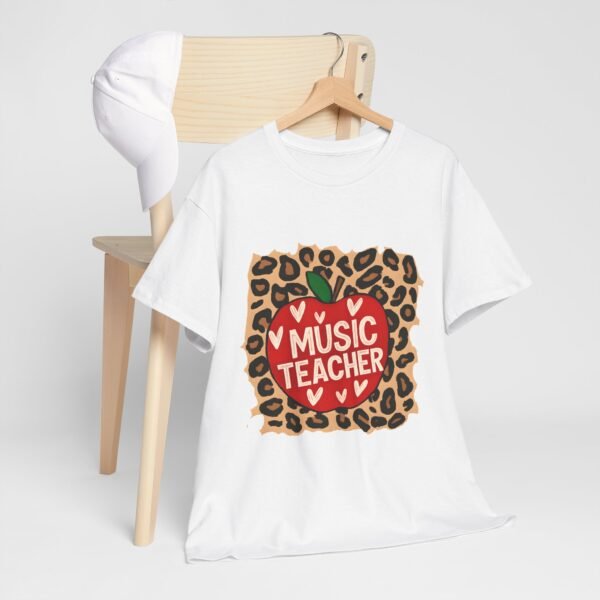 Retro Music Teacher Tee - Fun Casual Style, Gift for Educators, Back to School, Teacher Appreciation, Unisex Cotton Shirt