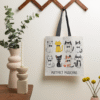 Purrfect Musicians Tote Bag - Cat Lover's Bag, Musician Tote, Funny Music Teacher Bag