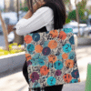 Music Lesson Bag - Colorful Music Notes Tote Bag, Musician Gift, Teacher Bag , Art Tote, Piano Lesson Bag, Unisex