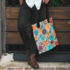 Music Lesson Bag - Colorful Music Notes Tote Bag, Musician Gift, Teacher Bag , Art Tote, Piano Lesson Bag, Unisex