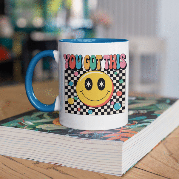 You Got This Motivational Coffee Mug, Cheerful Design, Gifts for Friends, Encouragement, Stay Positive - Teacher Mug, Accent Mug (11, 15oz)