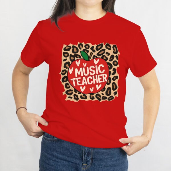 Retro Music Teacher Tee - Fun Casual Style, Gift for Educators, Back to School, Teacher Appreciation, Unisex Cotton Shirt