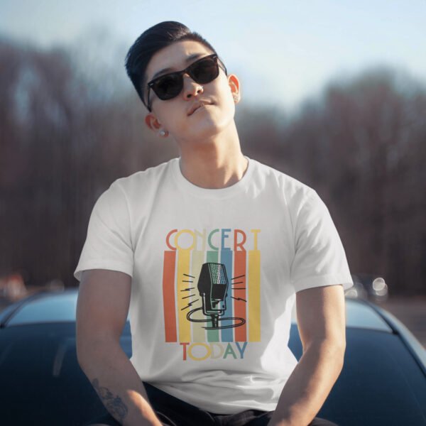 Concert Today Retro Musician Tee, Unisex Heavy Cotton Shirt, Gift for Educators, Music Camp, Festival Outfit
