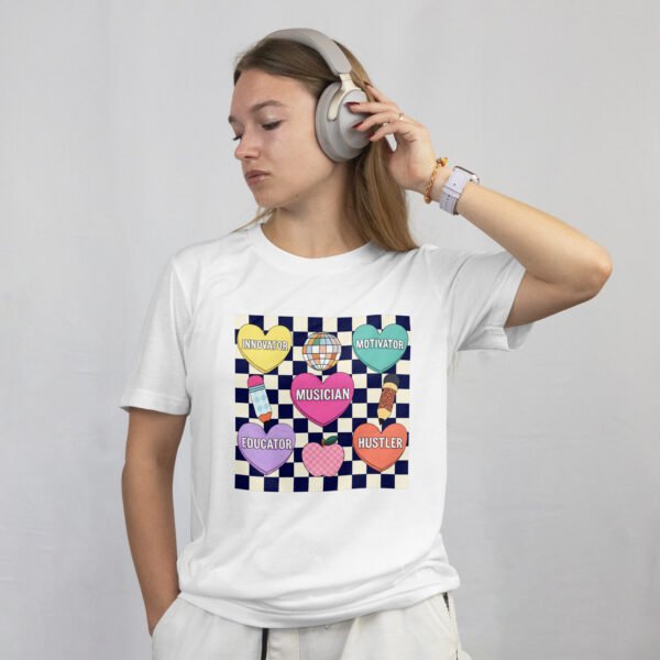 Sweethearts Musician Unisex Tee, Educator Retro Music Teacher Shirt, Fun Casual Style, Back to School Gift for Musician
