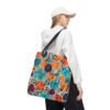 Music Lesson Bag - Colorful Music Notes Tote Bag, Musician Gift, Teacher Bag , Art Tote, Piano Lesson Bag, Unisex