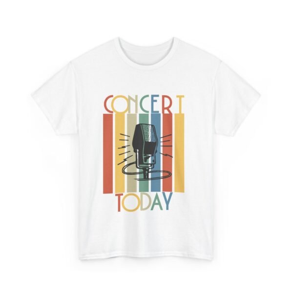 Concert Today Retro Musician Tee, Unisex Heavy Cotton Shirt, Gift for Educators, Music Camp, Festival Outfit