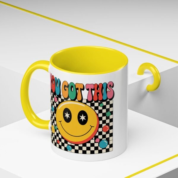 You Got This Motivational Coffee Mug, Cheerful Design, Gifts for Friends, Encouragement, Stay Positive - Teacher Mug, Accent Mug (11, 15oz)