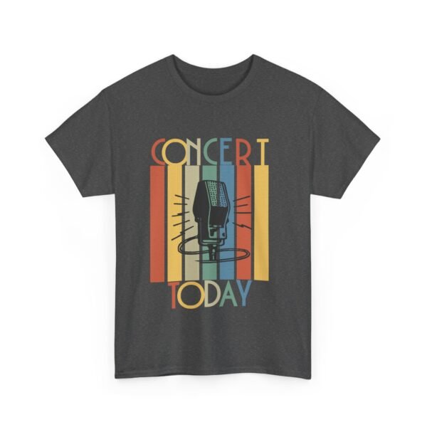 Concert Today Retro Musician Tee, Unisex Heavy Cotton Shirt, Gift for Educators, Music Camp, Festival Outfit