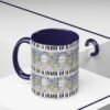 Van Gogh Starry Night Piano Keys Accent Coffee Mug, Teacher Appreciation Gift, Ceramic Mug with Color Inside