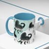 Piano-saurus Musical Mug, Color Inside, Ideal Gift for Music Lovers, Birthdays, Pianist Gift, Music Teacher, 11oz