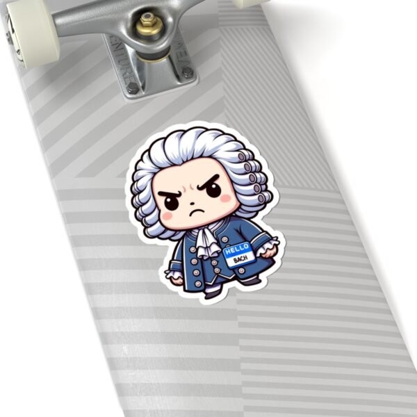 Musician Stickers - Hello Bach Stickers, Music Lover Gifts, Tumbler Sticker