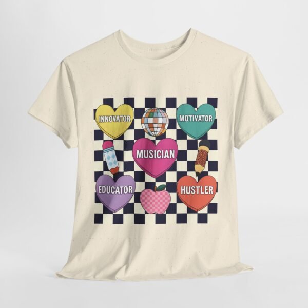 Sweethearts Musician Unisex Tee, Educator Retro Music Teacher Shirt, Fun Casual Style, Back to School Gift for Musician