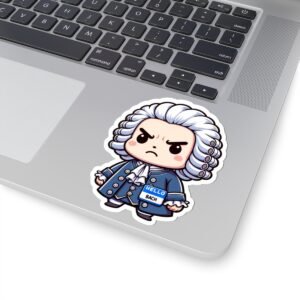 Musician Stickers - Hello Bach Stickers, Music Lover Gifts, Tumbler Sticker