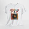 Concert Day Retro Musician Tee, Unisex Heavy Cotton Shirt, Gift for Educators, Music Camp, Festival Outfit
