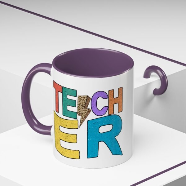 Retro Teacher Coffee Mug | Gift for Educators, Back to School, Appreciation Gift, Fun Office Mug, Unique Teacher Present