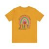 It's A Good Day to Teach Tiny Humans Unisex Teacher Tee, Gift for Educators, Teacher Appreciation, Classroom Shirt, Cute Rainbow Design
