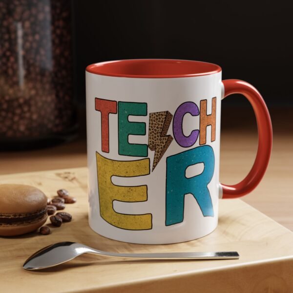 Retro Teacher Coffee Mug | Gift for Educators, Back to School, Appreciation Gift, Fun Office Mug, Unique Teacher Present