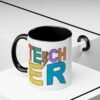 Retro Teacher Coffee Mug | Gift for Educators, Back to School, Appreciation Gift, Fun Office Mug, Unique Teacher Present