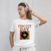 Concert Day Retro Musician Tee, Unisex Heavy Cotton Shirt, Gift for Educators, Music Camp, Festival Outfit