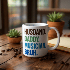 Funny Coffee Mug for Dad, Husband, Brother - Gift for Father's Day, Birthday, Family Gathering, Cool Personalized Drinkware