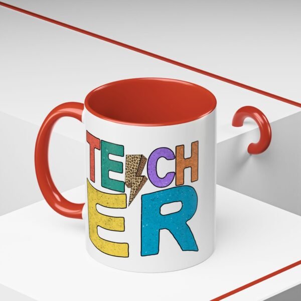 Retro Teacher Coffee Mug | Gift for Educators, Back to School, Appreciation Gift, Fun Office Mug, Unique Teacher Present