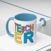 Retro Teacher Coffee Mug | Gift for Educators, Back to School, Appreciation Gift, Fun Office Mug, Unique Teacher Present