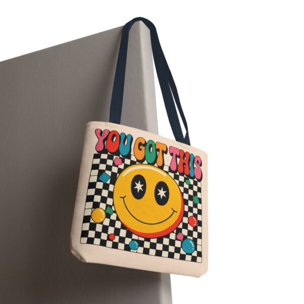 You Got This Positive Vibes Tote Bag, Everyday Carry Teacher Bag, Cute Shopping Bag, Cheerful Gift for Friends