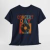 Concert Day Retro Musician Tee, Unisex Heavy Cotton Shirt, Gift for Educators, Music Camp, Festival Outfit