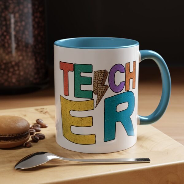 Retro Teacher Coffee Mug | Gift for Educators, Back to School, Appreciation Gift, Fun Office Mug, Unique Teacher Present
