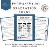 "Best Day of My Life" Ukulele Chord Chart & Sheet Music | Graduation Songs