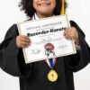 Recorder Karate Certificate | Fun Music Award for Elementary Students